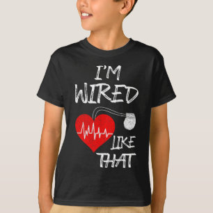 Camiseta Con Cable Como Aquel Pacemaker Chiste Con Concienc