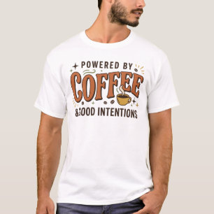 Camiseta Con Café Retro Tipografía 70s