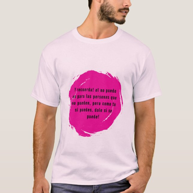 Camiseta con camisa motivadora (Anverso)