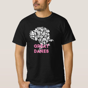 Camiseta con capucha de Gran Danés natural