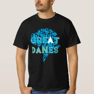 Camiseta con capucha de Gran Danés natural
