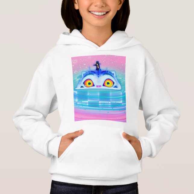 Camiseta con capucha Derpy Tiger K Pop (Anverso)