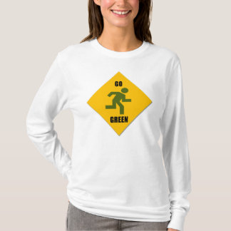 Camiseta con capucha para mujer con letrero de pea