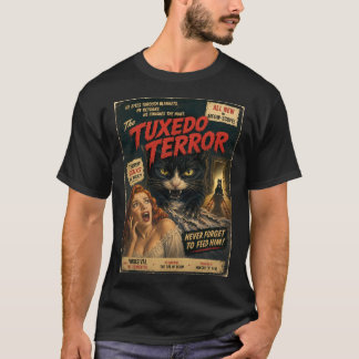 Camiseta con cartel de la película de terror Tuxed