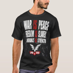 Camiseta con cartel de Neolengua de 1984 (hombre)