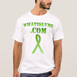 Camiseta con cinta de concienciación sobre la enfe