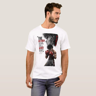 Camiseta con cita de victoria de boxeo de anime im