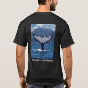 Camiseta con cita hawaiana de cola de ballena joro