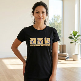 Camiseta con cita motivacional de Pilates es mi te