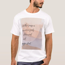 Camiseta con cita motivacional personalizada