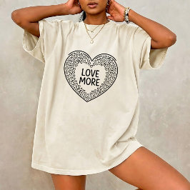 Camiseta con cita positiva de corazón pequeño y li
