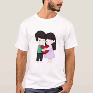Camiseta con cita romántica del día de San Valentí