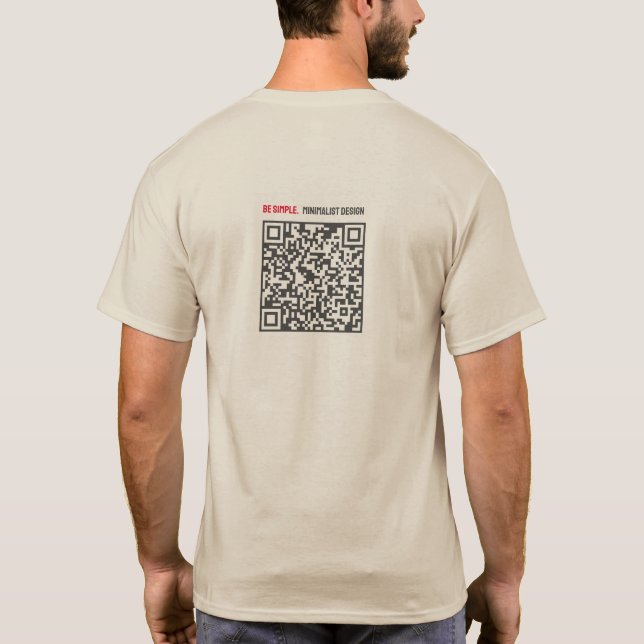Camiseta con código QR (Reverso)