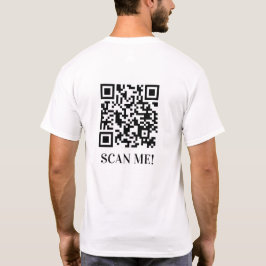 Camiseta con código QR | Camisa de medios sociales