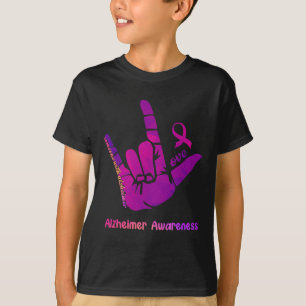 Camiseta Con Conciencia de Alzheimer Heimer Amor Shaka S