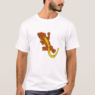 Camiseta con cresta del Gecko (naranja)