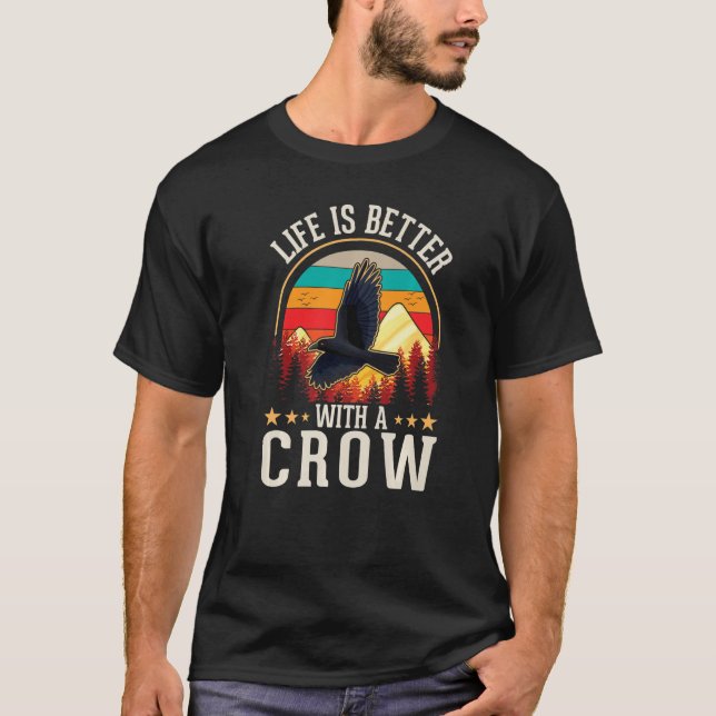 Camiseta con Crow Raven (Anverso)