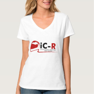 camiseta con cuello de pico nana blanca de encargo