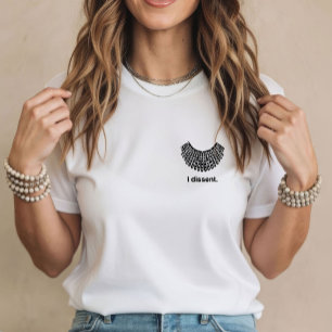 Camiseta con cuello de Ruth Bader Ginsburg I Disse