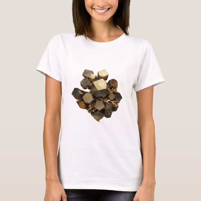 Camiseta con declaración de arte abstracto de plat (Anverso)