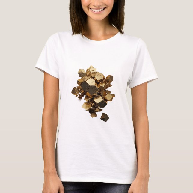 Camiseta con declaración de arte abstracto platead (Anverso)
