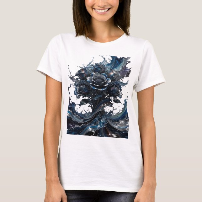 Camiseta con Declaración de Arte ABSTRACTO Snappy  (Anverso)