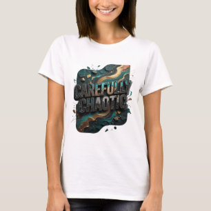 Camiseta con Declaración de Oro IMPACTANTE CAÓTICA