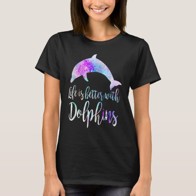Camiseta Con delfines mujeres Chicas delfín (Anverso)