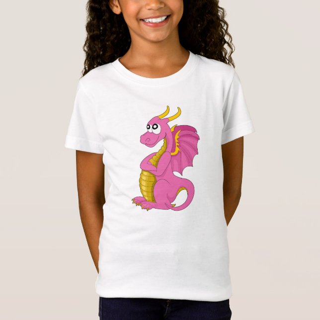 Camiseta con dibujo animado de dragón (Anverso)