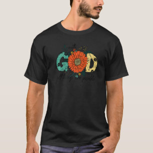 Camiseta Con Dios todas las cosas son posibles mujeres Insp