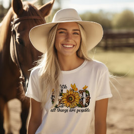 Camiseta Con Dios todo es posible