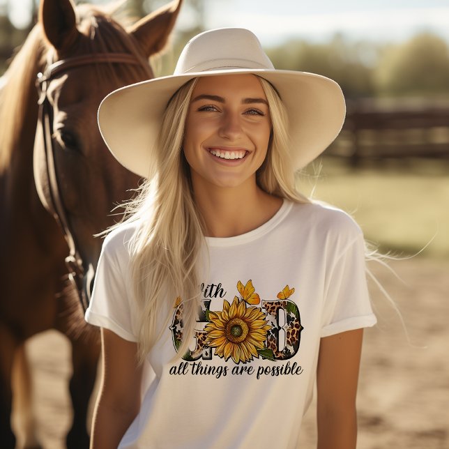 Camiseta Con Dios todo es posible (Subido por el creador)