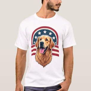 Camiseta con diseño de arco de Golden Retriever pa