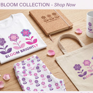 Camiseta con diseño de hermosa floración