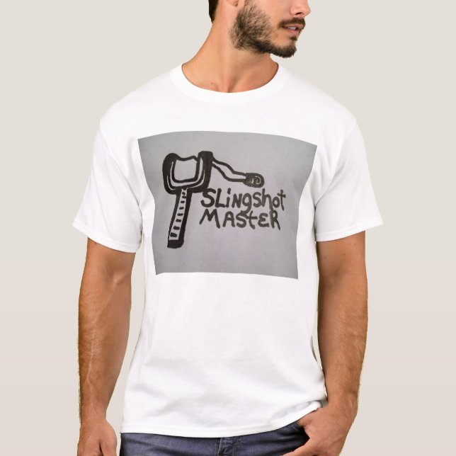 Camiseta con diseño de la catapulta: AMO DE LA (Anverso)