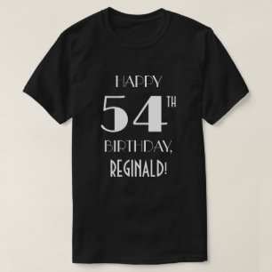 Camiseta con diseño inspirado en Art Deco para fie
