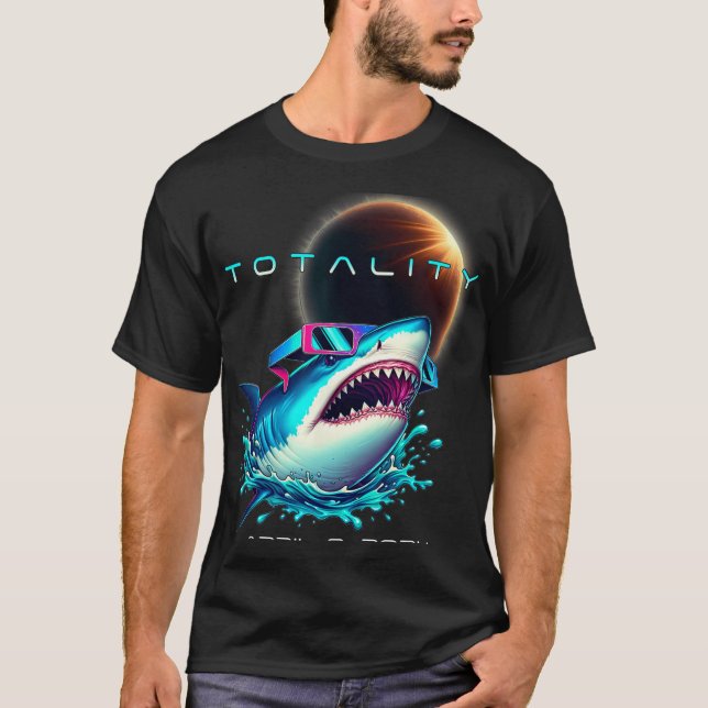 Camiseta Con Eclipse Gles Totality 2024 Divertidos Eclips S (Anverso)