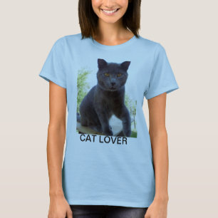 Camiseta con el AMANTE del CAT en el frente