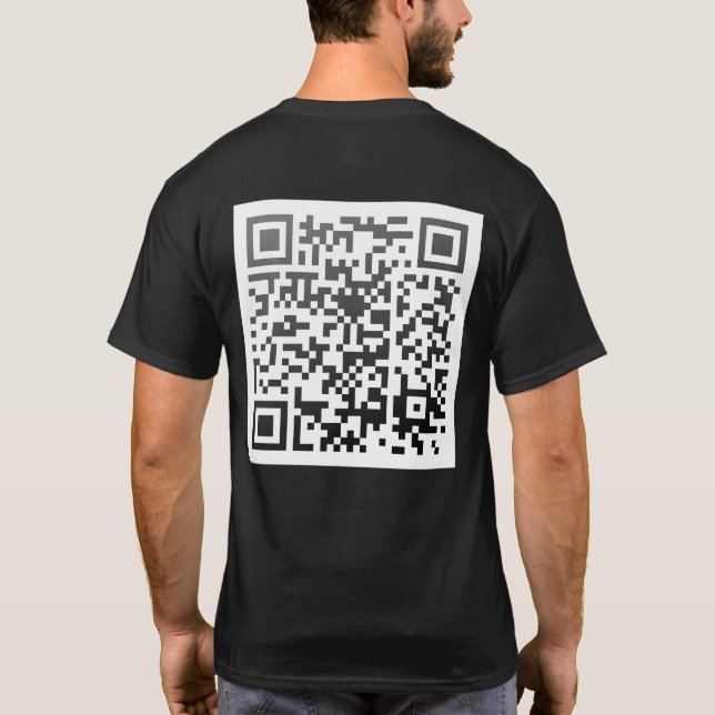 Camiseta con el código de Qr (Reverso)