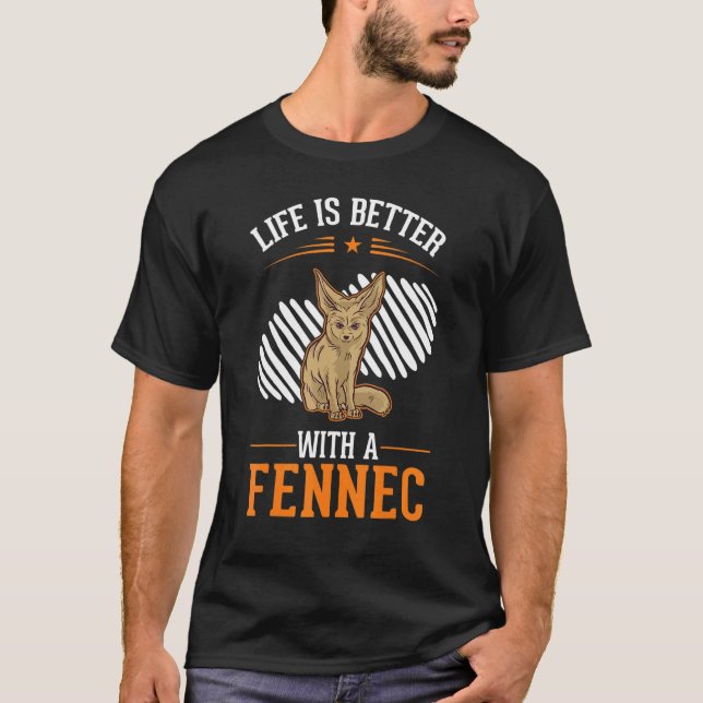 Camiseta con el desierto de Fennec Fox Fennec (Anverso)