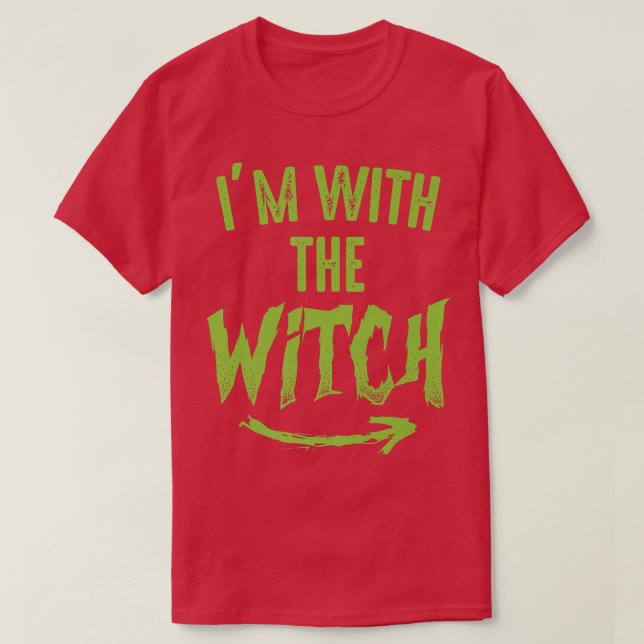 Camiseta Con El Gracioso Grupo Witch Costume Halloween 6735 (Diseño del anverso)