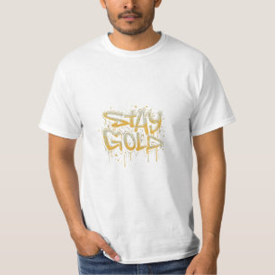 Camiseta con el lema "Stay Gold".