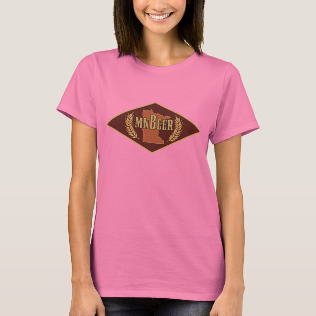 Camiseta con el logo de MNBeer para mujeres (Anverso)