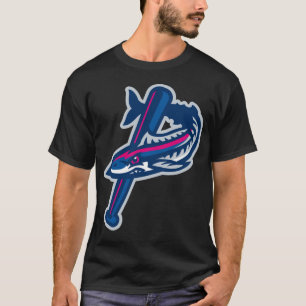 Camiseta con el logo de Pensacola Blue Wahoos Vint