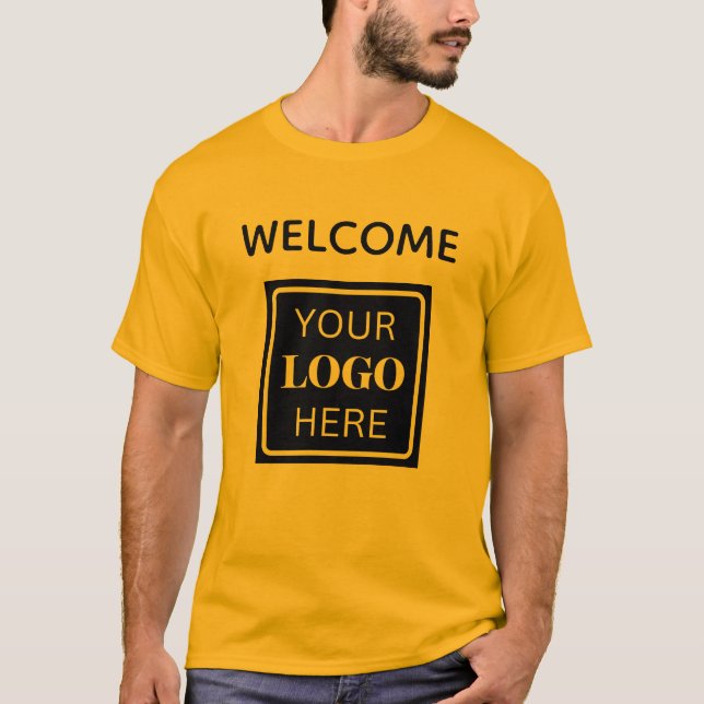 Camiseta con el logotipo comercial de bienvenida (Anverso)