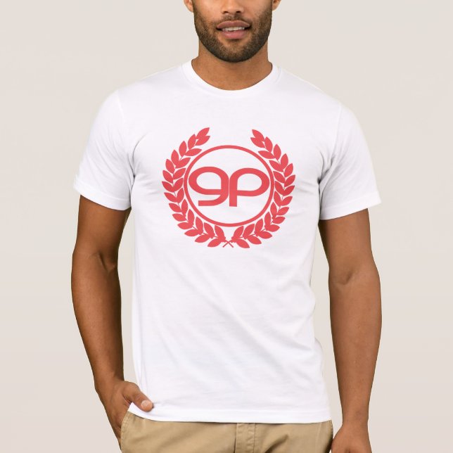Camiseta con el logotipo de guirnaldas de aceituna (Anverso)