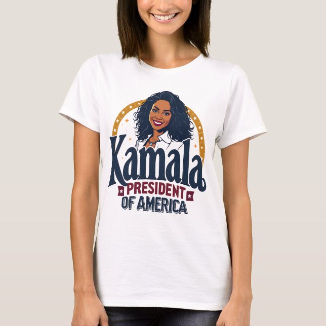 Camiseta con el logotipo de Kamala Harris - "Presi (Anverso)