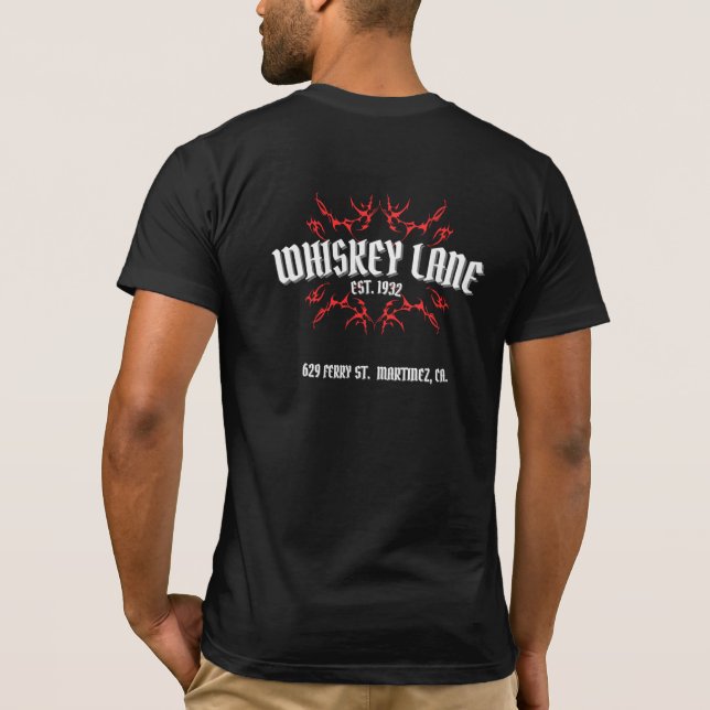 Camiseta con el logotipo de patinaje sobre la pist (Reverso)