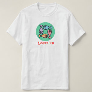 Camiseta con el logotipo de pescado de Licorice