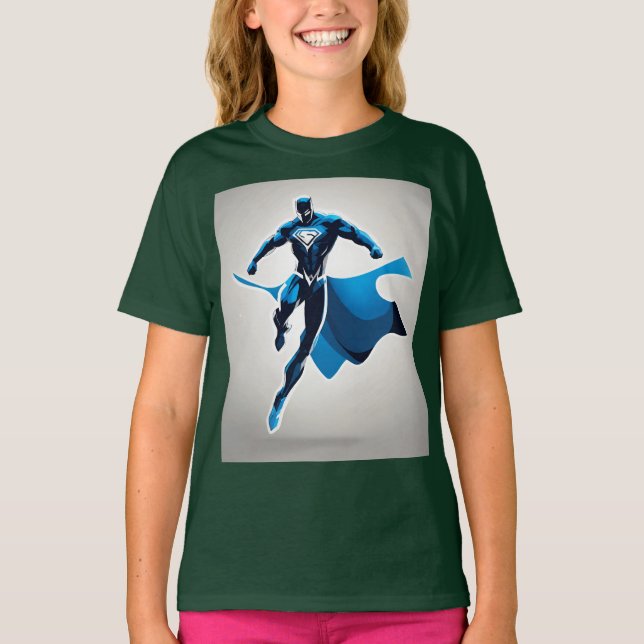 Camiseta con el logotipo de superhéroe moderno (Anverso)